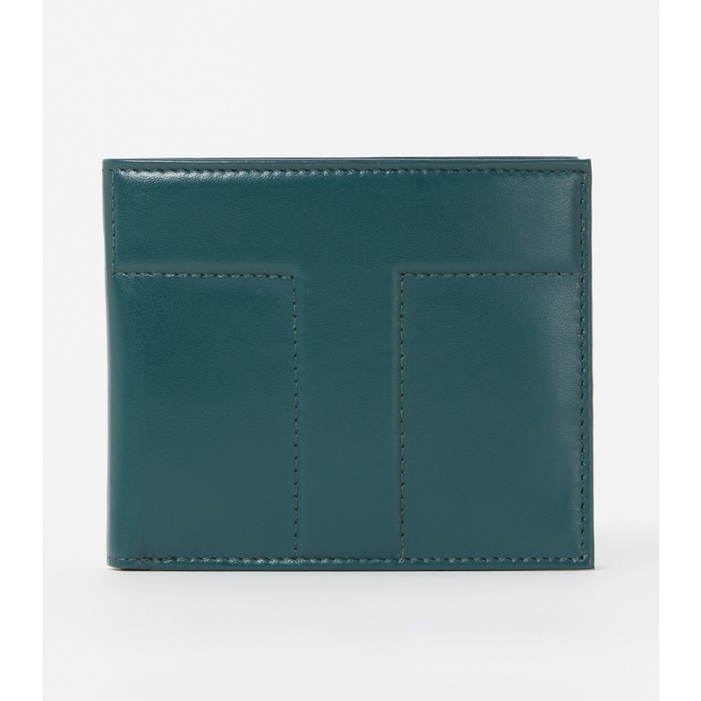 Ted Baker Dark Green Leather bi fold Wallet